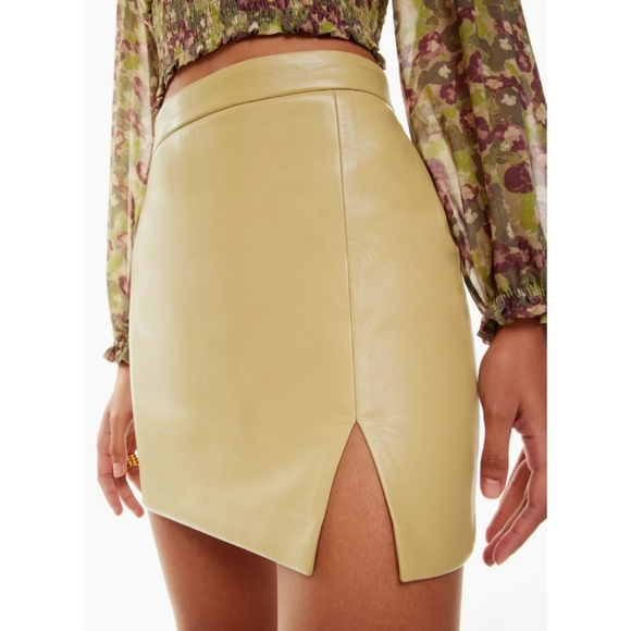 Aritzia Wilfred Vegan Leather Patio Mini Skirt - Picture 5 of 12